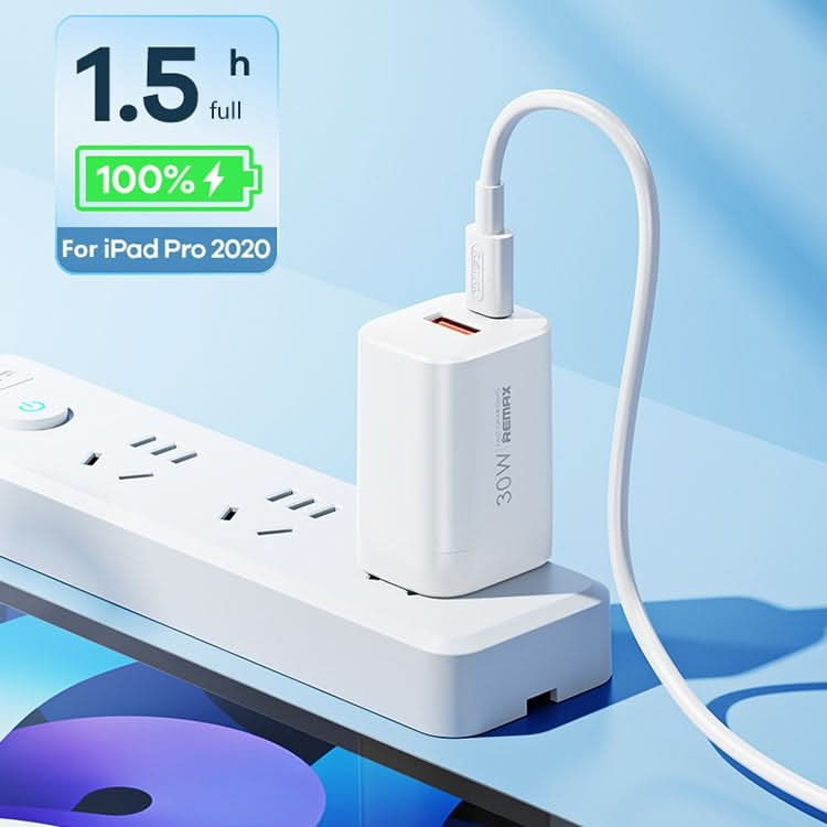 REMAX RP-U6 Magic Speed Series 30W Micro USB+USB-C / Type-C Foldable Fast Charger