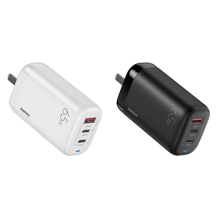 REMAX RP-U55 Territory Series 65W USB+Dual USB-C / Type-C Interface Fast Charger