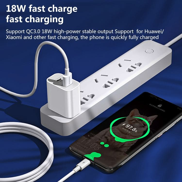 REMAX RP-U68 Speedy Series 20W USB+USB-C/Type-C Interface Fast Charger