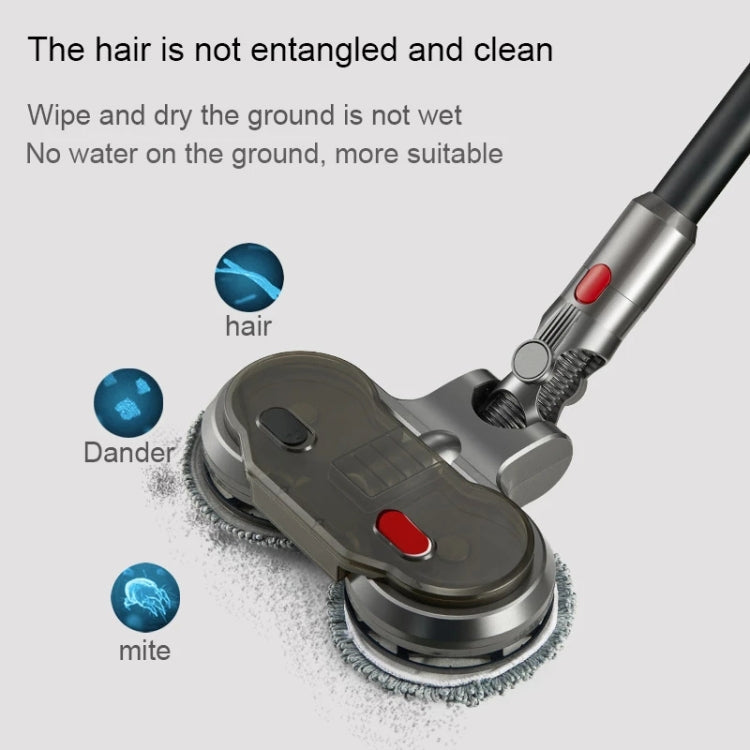 X004 Electric Mop Head Wet Towing Household Floor Cleaning Head with Water Tank