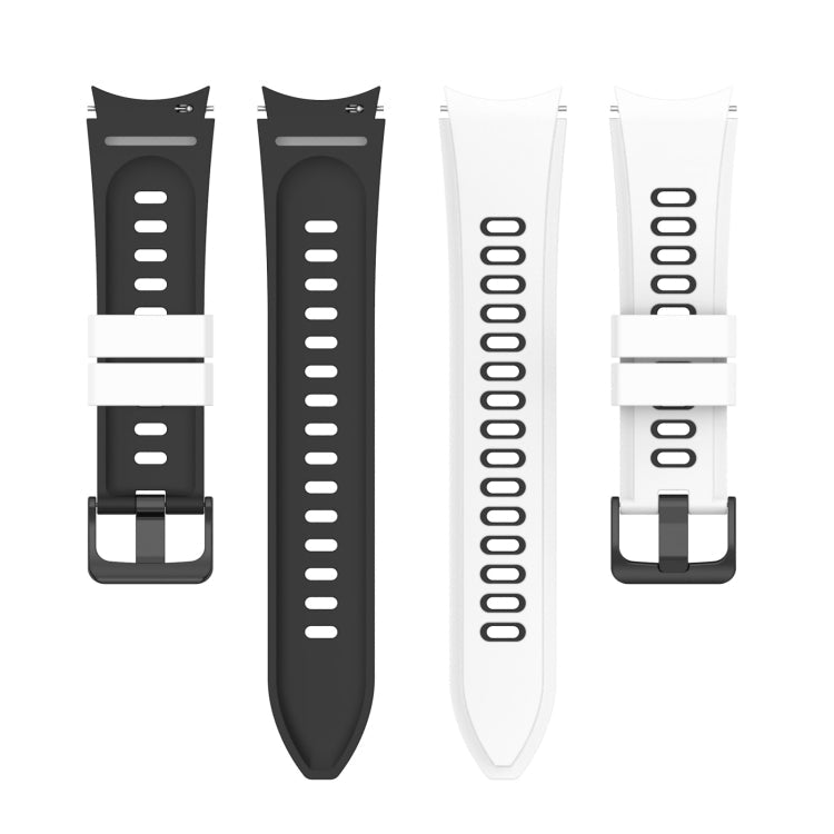 Two-color Silicone Strap Watch Band