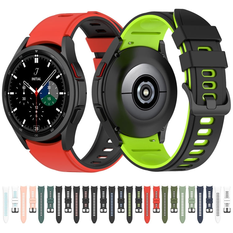 Two-color Silicone Strap Watch Band