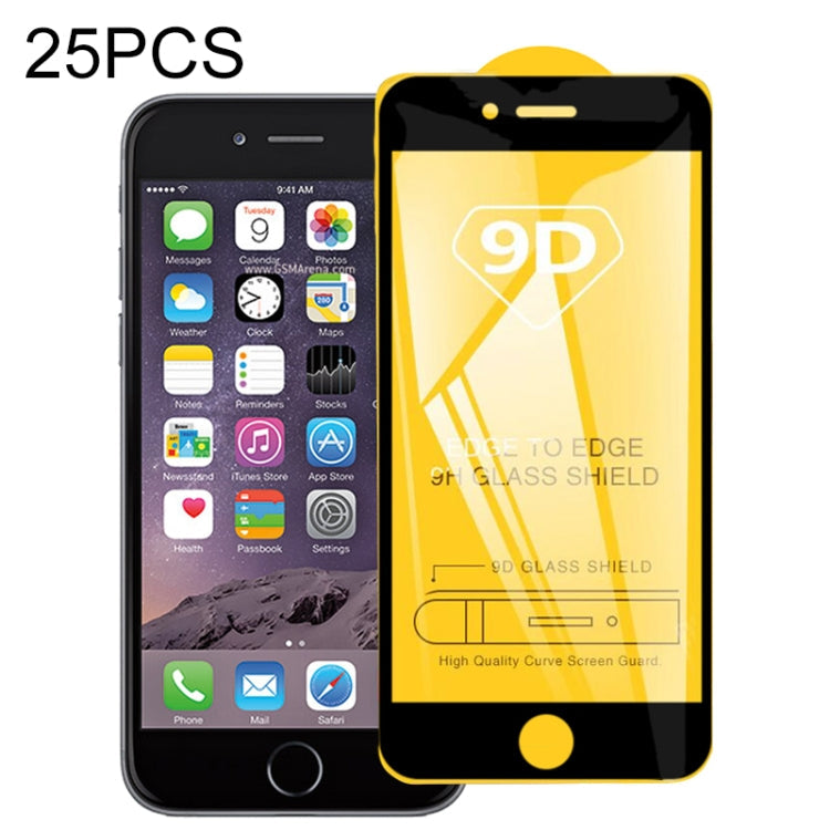 25 PCS 9D Full Glue Full Screen Tempered Glass Film-Reluova