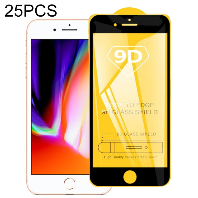 25 PCS 9D Full Glue Full Screen Tempered Glass Film-Reluova