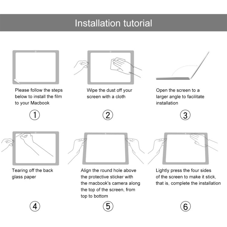 9H Explosion-proof Tempered Glass Film For Xiaomi Book S 12.4