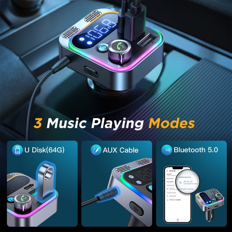 JOYROOM JR-CL16 48W Bluetooth 5.0 Car Wireless FM Transmitter ÎҵÄÉ̵ê