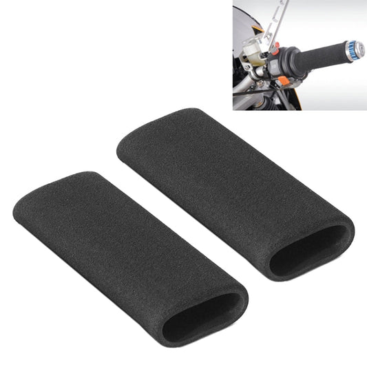 1 Pair Motorcycle Non-slip Sweat-absorbing Waterproof Sponge Handle Cover