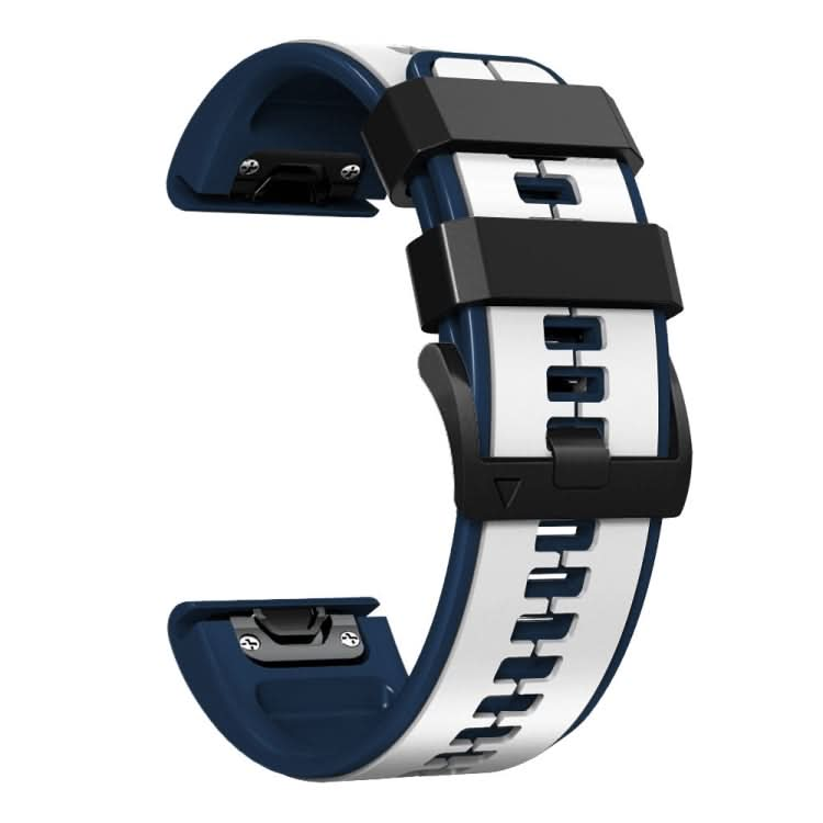 Vertical Stripes Two-color Silicone Watch Band