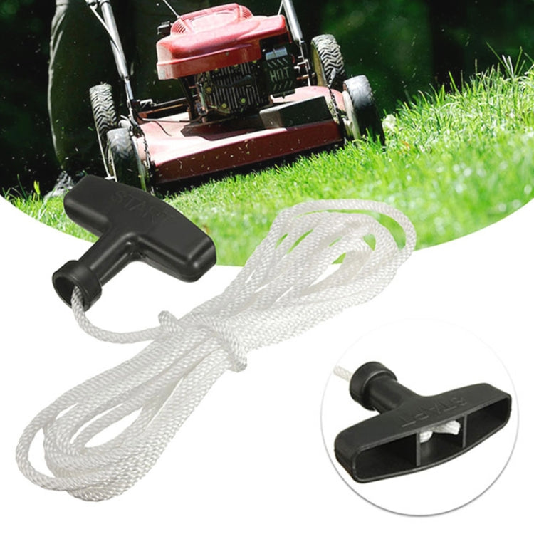 Lawn Mower Chainsaw Trimmer Universal Recoil Pull Start Handle with Rope Cord, Rope Length:5.5m My Store