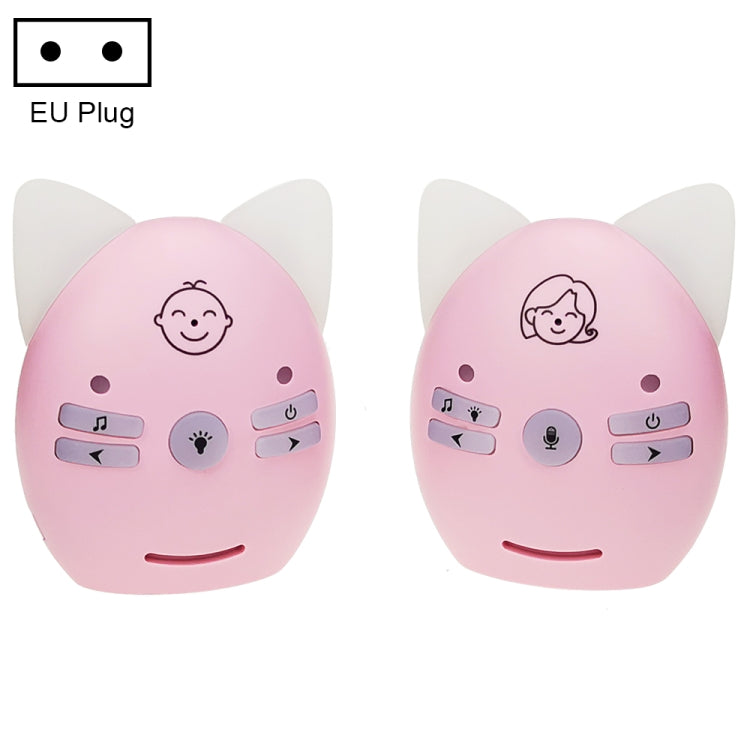 Wireless Audio Baby Monitor Support Voice Monitoring + Intercom + Night Light without Battery Reluova