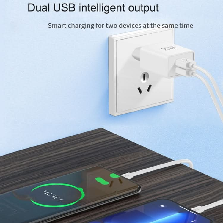 TOTU Joe Series Dual USB Ports Travel Charger