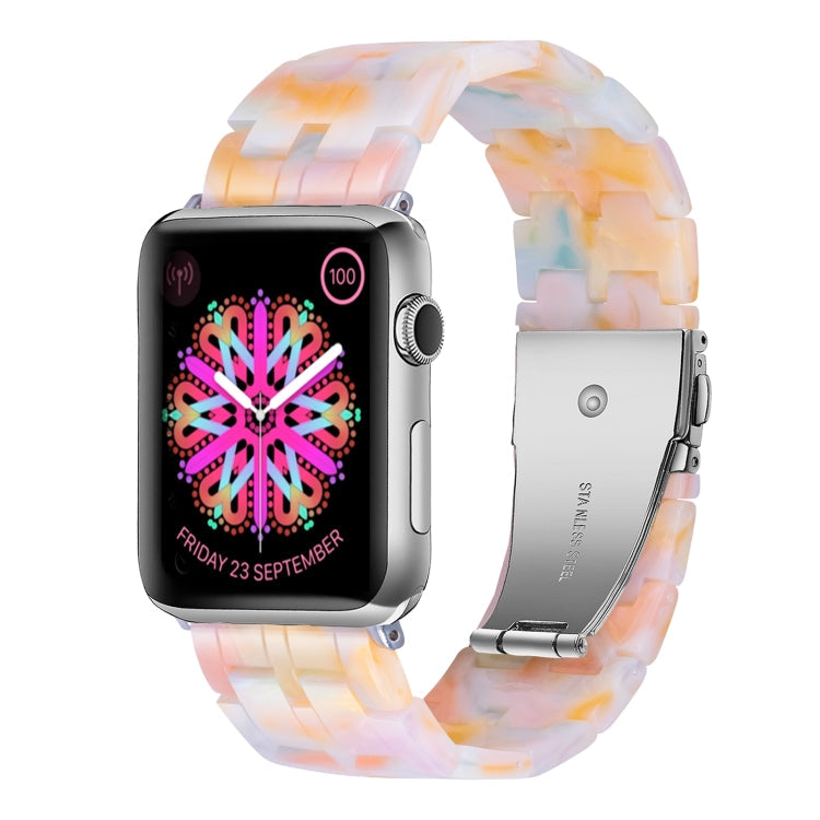 Five-bead Resin Watch Band For Apple Watch Series