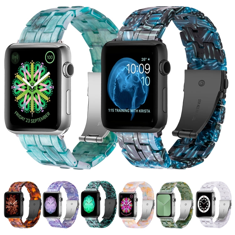 Five-bead Resin Watch Band For Apple Watch Series