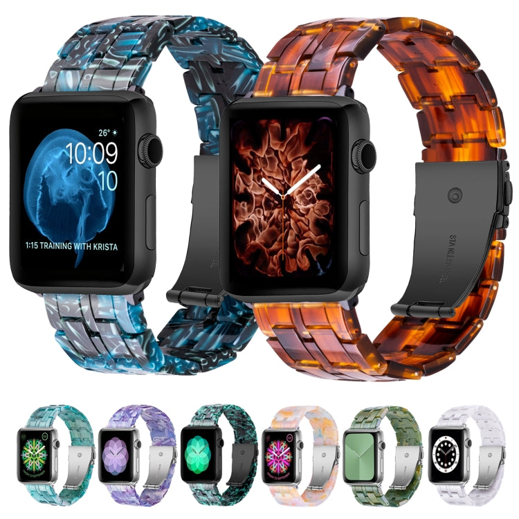 Five-bead Resin Watch Band For Apple Watch Series