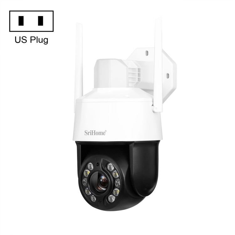 SriHome SH041 5.0MP 20X Optical Zoom 2.4G/5G WiFi Waterproof AI Auto Tracking H.265 Video Surveillance