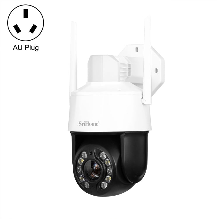 SriHome SH041 5.0MP 20X Optical Zoom 2.4G/5G WiFi Waterproof AI Auto Tracking H.265 Video Surveillance