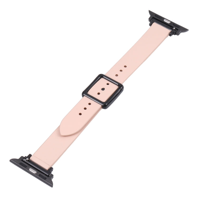 Magnetic Black Square Buckle Watch Band For Apple Watch Series