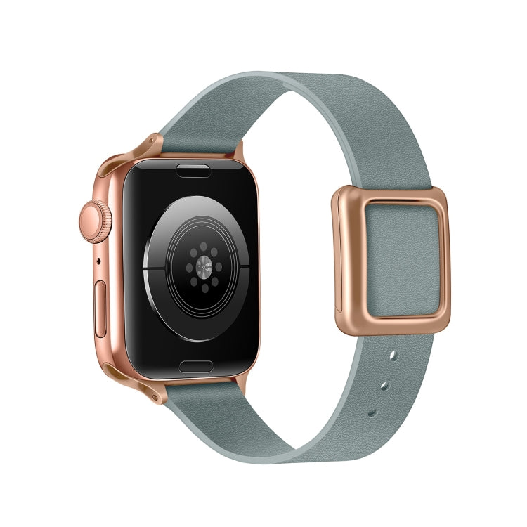 Magnetic Rose Gold Square Buckle Watch Band For Apple Watch Series