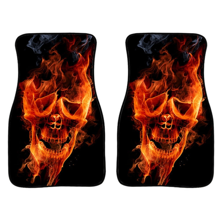 2 in 1 Universal Printing Auto Car Floor Mats Set-Reluova