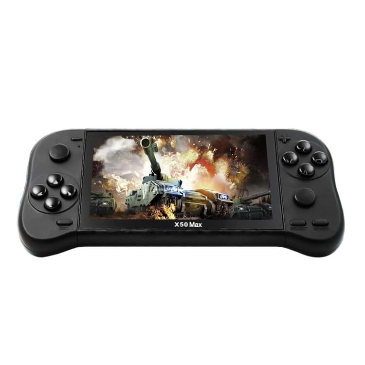 X50 Max 5.1 inch Screen Handheld Game Console for Double Player with 6000+ Games Reluova