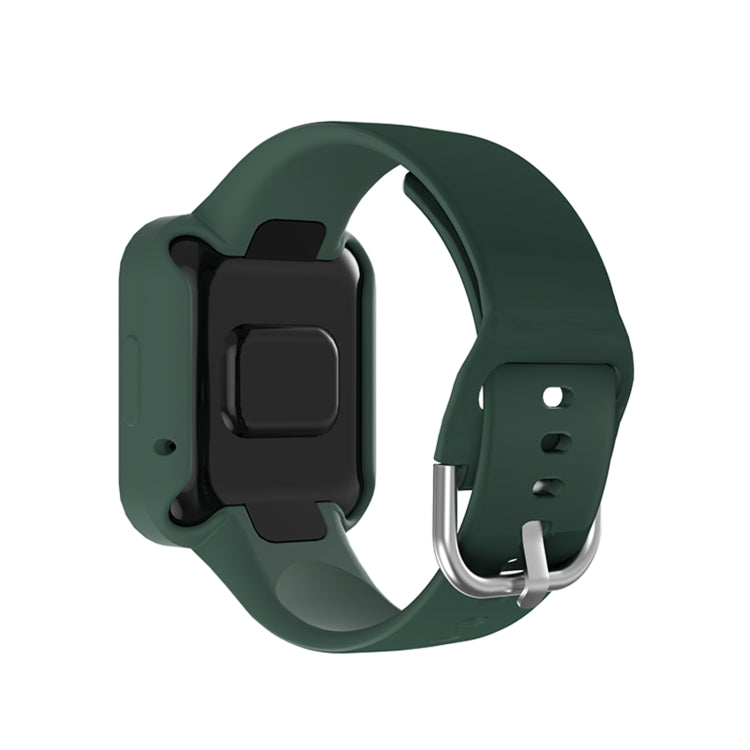 Solid Color Silicone Integrated Watch Band