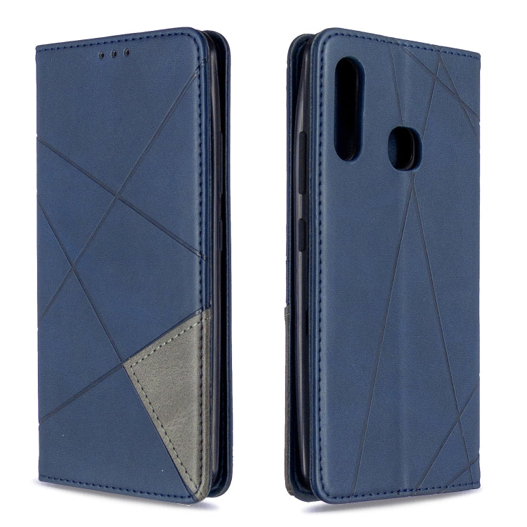 Rhombus Texture Horizontal Flip Magnetic Leather Case with Holder & Card Slots & Wallet My Store