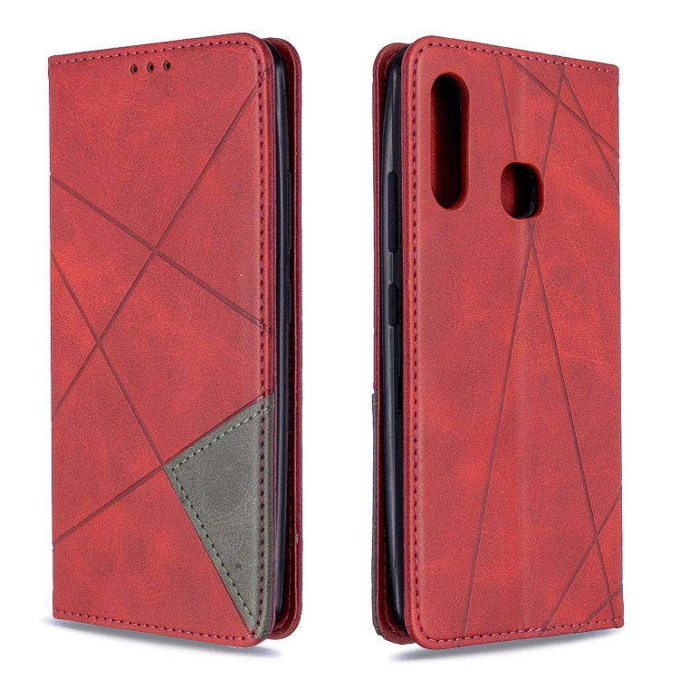 Rhombus Texture Horizontal Flip Magnetic Leather Case with Holder & Card Slots & Wallet My Store