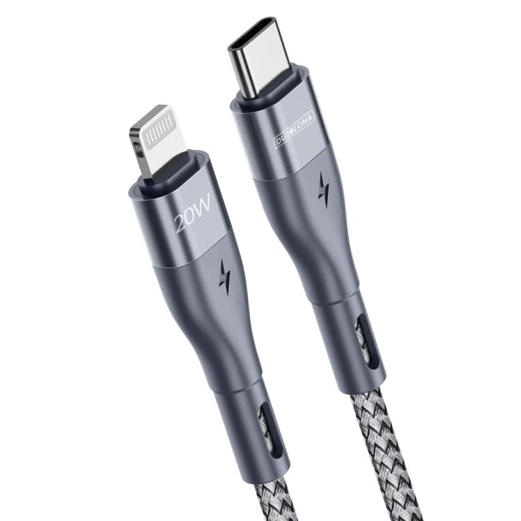 DUZZONA A1 PD 20W Type-C to 8 Pin Fast Charging Data Cable, Length: 1m