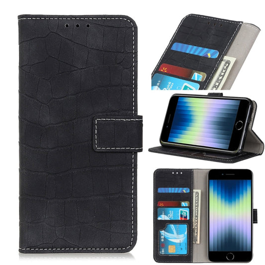 Crocodile Texture Horizontal Flip Leather Case with Holder & Card Slots & Wallet