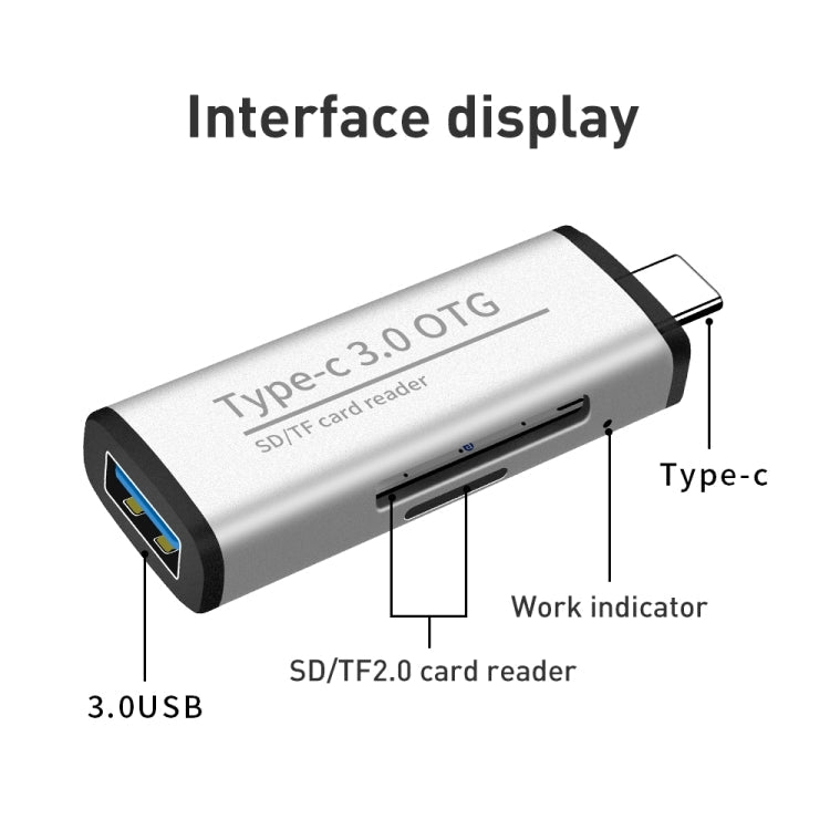 ADS-103 USB 3.0 Female Multifunctional OTG Card Reader My Store