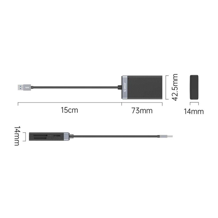 ORICO CL4T-A3 4-in-1 Simultaneously USB 3.0 Multifunction Card Reader