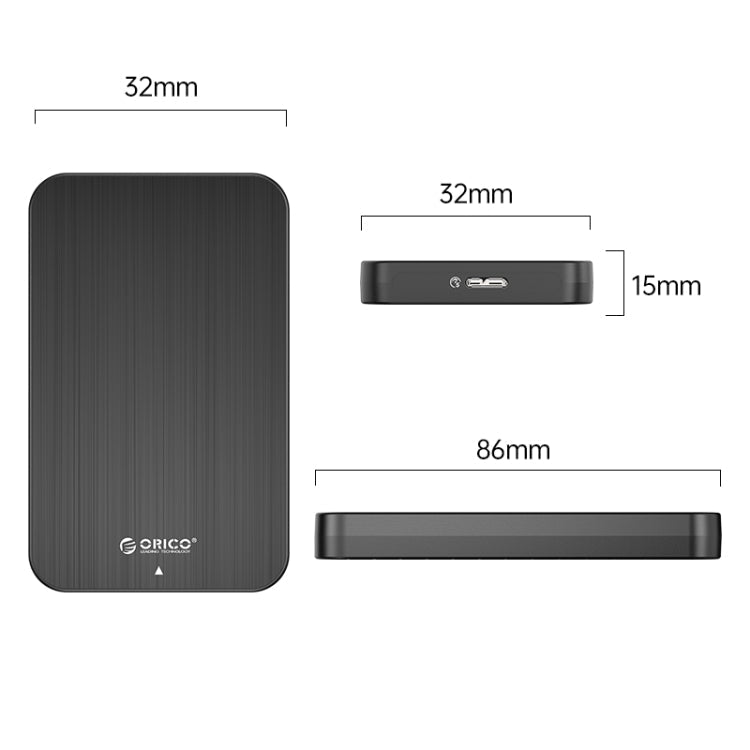 ORICO HM25U3 2.5 inch USB3.0 Micro-B Hard Drive Enclosure My Store