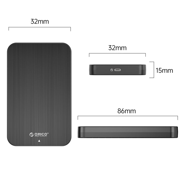 ORICO HM25C3 2.5 inch USB3.1 Gen1 Type-C Hard Drive Enclosure My Store