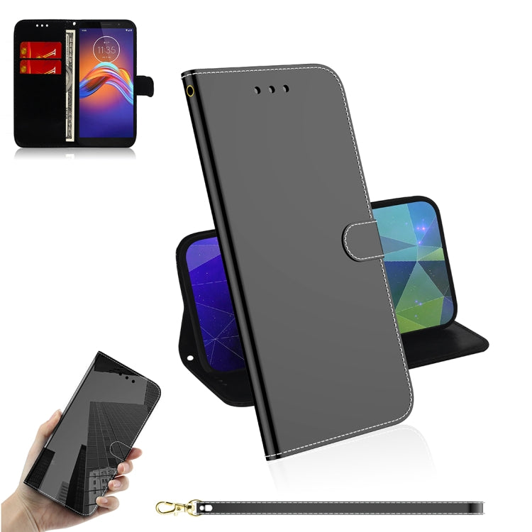 Mirror-like Magnetic Attraction Horizontal Flip Leather Case with Lanyard, Support Holder & Card Slot & Wallet, Series 1 My Store