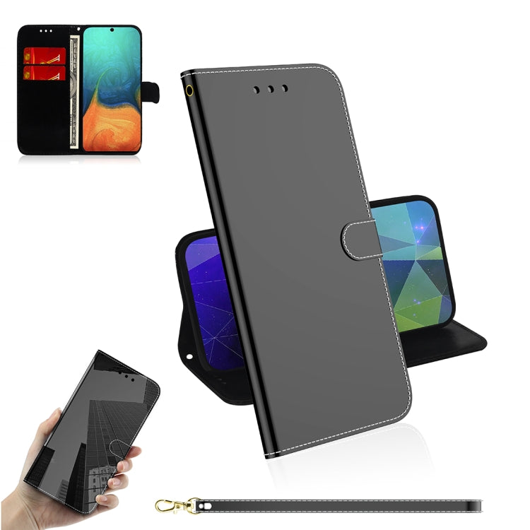 Mirror-like Magnetic Attraction Horizontal Flip Leather Case with Lanyard, Support Holder & Card Slot & Wallet, Series 1 My Store