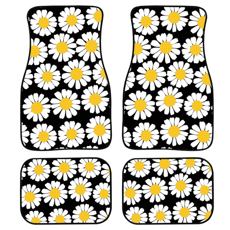 4 in 1 Daisy Pattern Universal Printing Auto Car Floor Mats Set ÎҵÄÉ̵ê