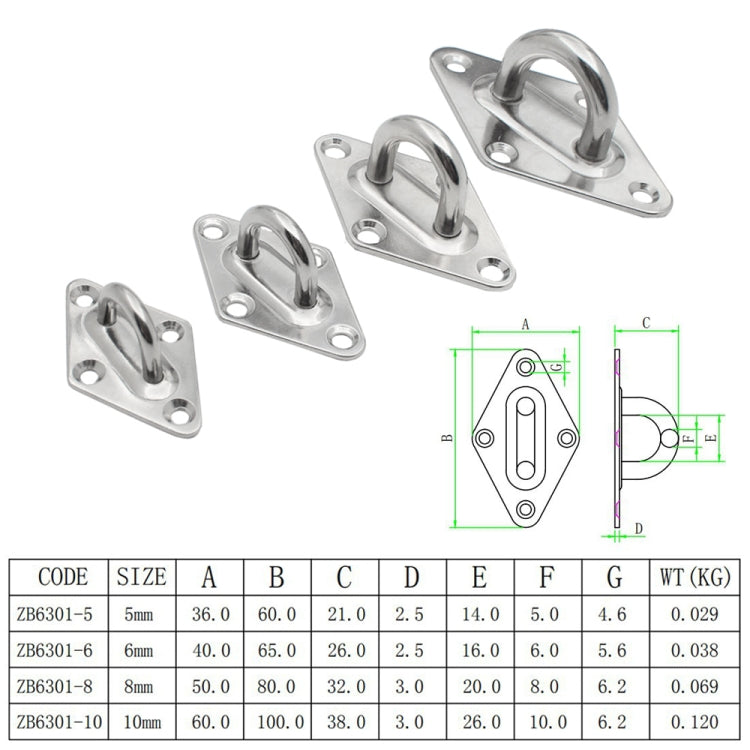 Ship Diamond Door Hinges Buckle