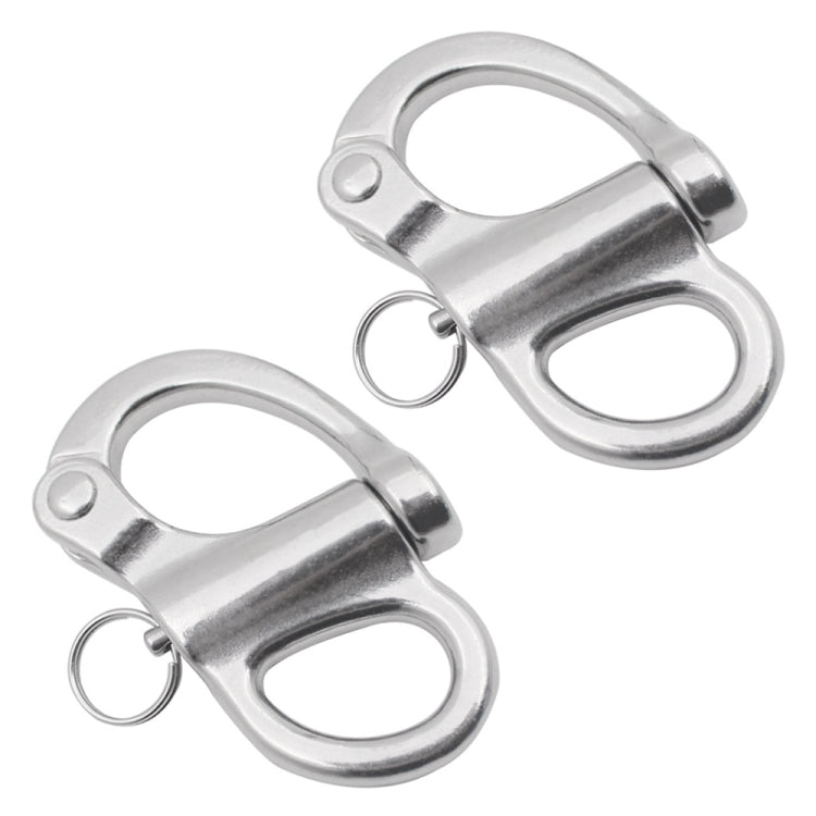 2 PCS 316 Stainless Steel Fixed Spring Shackle-Reluova