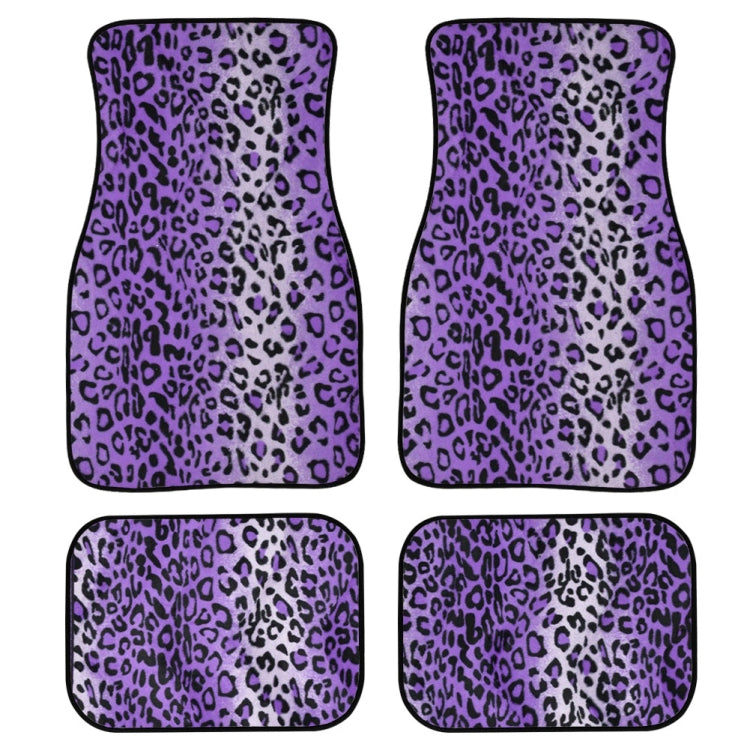 4 in 1 Leopard Print Universal Printing Auto Car Floor Mats Set ÎҵÄÉ̵ê