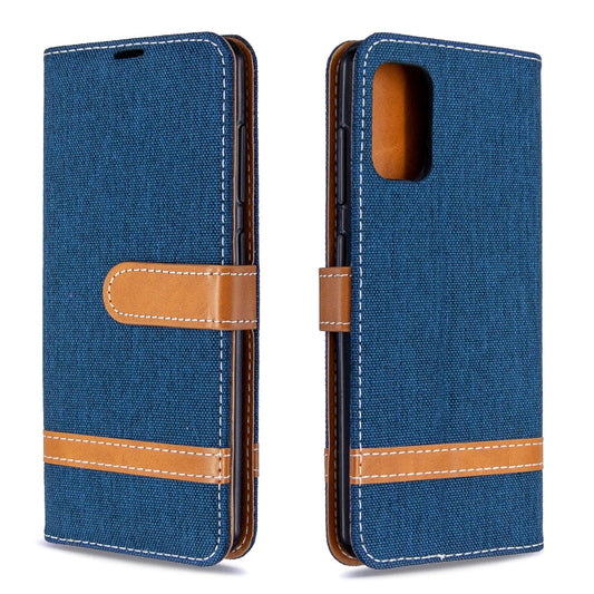 Color Matching Denim Texture Horizontal Flip Leather Case with Holder & Card Slots & Wallet & Lanyard My Store