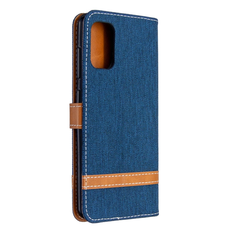 Color Matching Denim Texture Horizontal Flip Leather Case with Holder & Card Slots & Wallet & Lanyard My Store