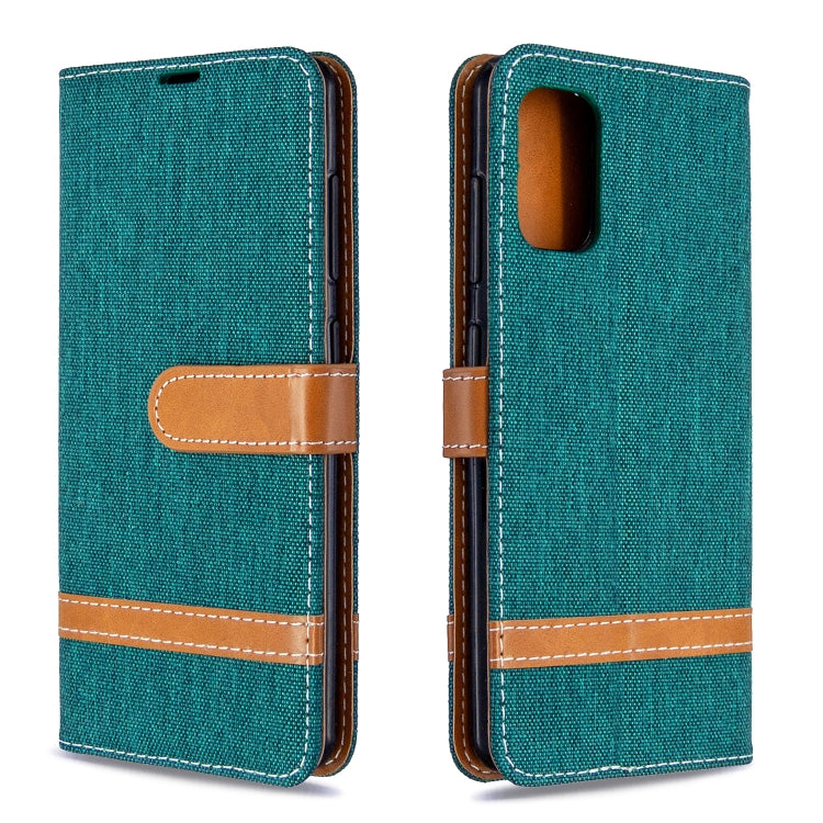 Color Matching Denim Texture Horizontal Flip Leather Case with Holder & Card Slots & Wallet & Lanyard My Store