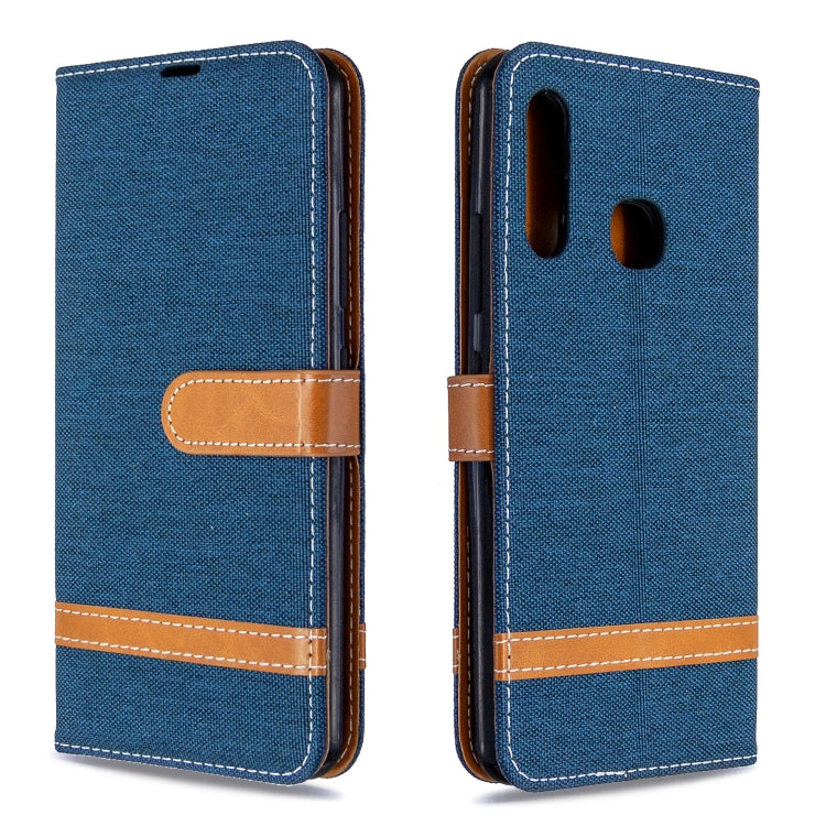 Color Matching Denim Texture Horizontal Flip Leather Case with Holder & Card Slots & Wallet & Lanyard My Store