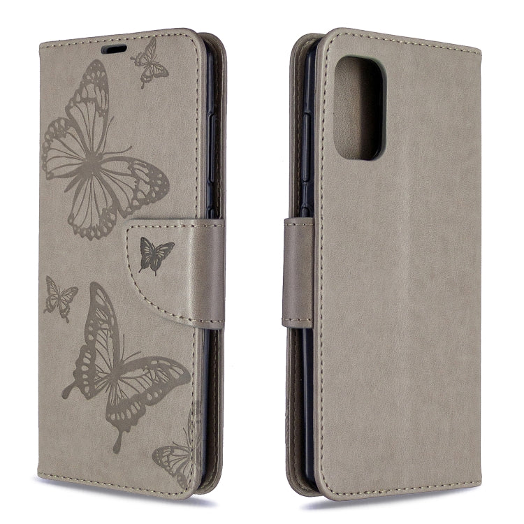 Two Butterflies Embossing Pattern Horizontal Flip Leather Case with Holder & Card Slot & Wallet & Lanyard My Store