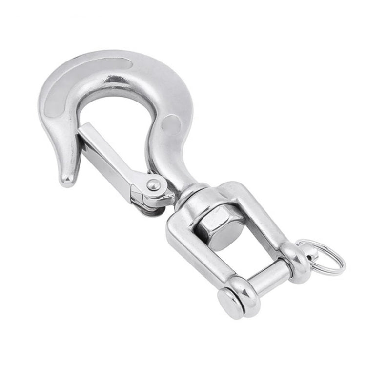 304 Stainless Steel Rotatable Fork Hoist Chain Lifting Cargo Hook-Reluova