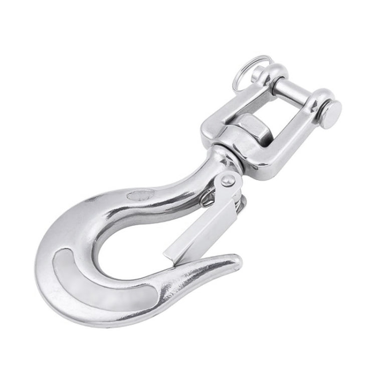 304 Stainless Steel Rotatable Fork Hoist Chain Lifting Cargo Hook-Reluova