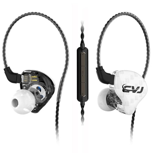 CSA Dual Magnetic Coil Iron Hybrid Drive HIFI In-ear Wired Earphone