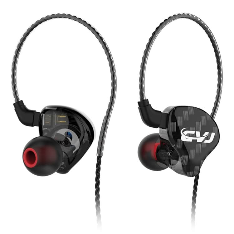 CSA Dual Magnetic Coil Iron Hybrid Drive HIFI In-ear Wired Earphone