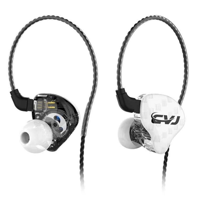 CSA Dual Magnetic Coil Iron Hybrid Drive HIFI In-ear Wired Earphone