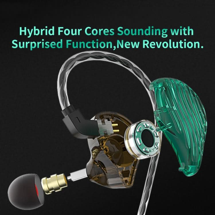 CVJ-CSE Ring Iron Hybrid Music Running Sports In-Ear Wired Headphone